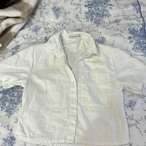 Abercrombie & Fitch | linen short sleeve button up
